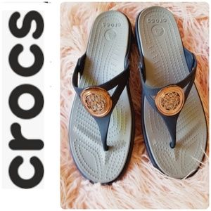 Crocs Sanrah Wedge Flip-Flop